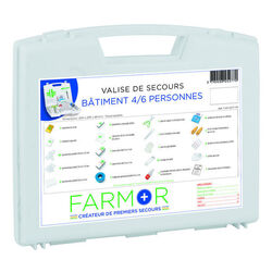 Valise secours BATIMENT 4/6 PERSONNES Gap