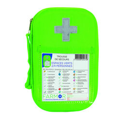 Trousse secours fluo ESPACES VERTS Gap
